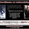Jerry Bruckheimer Certificate of Authenticity from The Autograph Bank