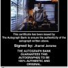 Jharrel Jerome Certificate of Authenticity from The Autograph Bank