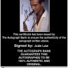 Jude Law Certificate of Authenticity from The Autograph Bank