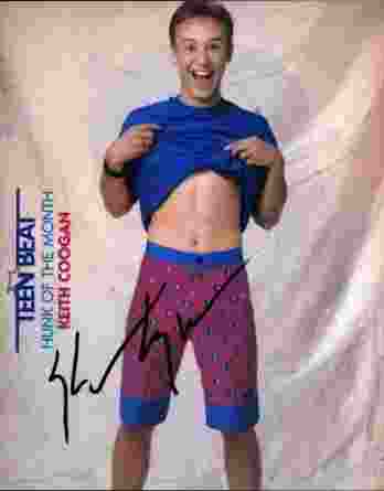 Keith Coogan signed 8x10 poster
