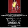 Lee Purcell Certificate of Authenticity from The Autograph Bank