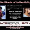 Meagan Good Certificate of Authenticity from The Autograph Bank