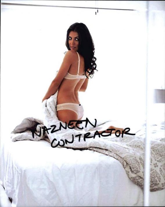 Nazneen Contractor signed 8x10 poster