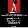 Olivia Munn Certificate of Authenticity from The Autograph Bank