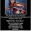 Olivia Munn Certificate of Authenticity from The Autograph Bank