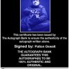 Patton Oswalt Certificate of Authenticity from The Autograph Bank