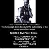 Pauly Shore Certificate of Authenticity from The Autograph Bank