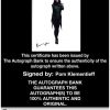 Pom Klementieff Certificate of Authenticity from The Autograph Bank