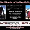 Quinton Aaron Certificate of Authenticity from The Autograph Bank