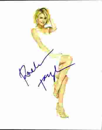 Rachael Taylor signed 8x10 poster