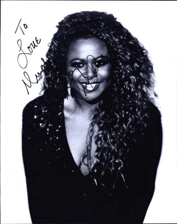 Shirley Murdock signed 8x10 poster