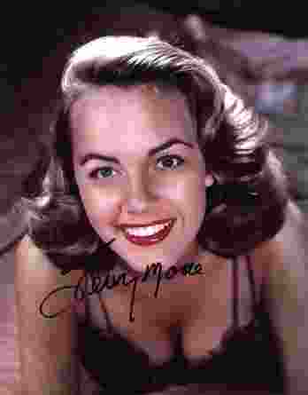 Terry Moore signed 8x10 poster