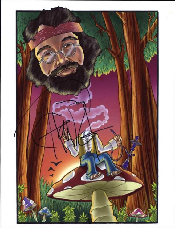 Tommy Chong signed 8x10 poster