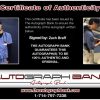 Zach Braff Certificate of Authenticity from The Autograph Bank