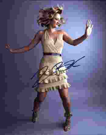 Zoe Bell signed 8x10 poster