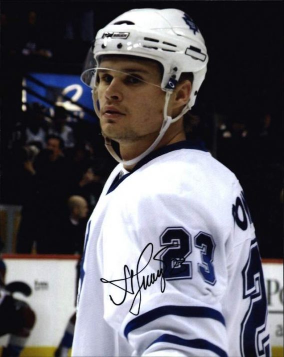 NHL Alexei Ponikarovsky signed 8x10 photo