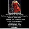 Sumo wrestler Asasekiryu Taro Certificate of Authenticity from The Autograph Bank