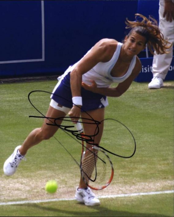 Tennis player Barbora Strycova signed 8x10 photo