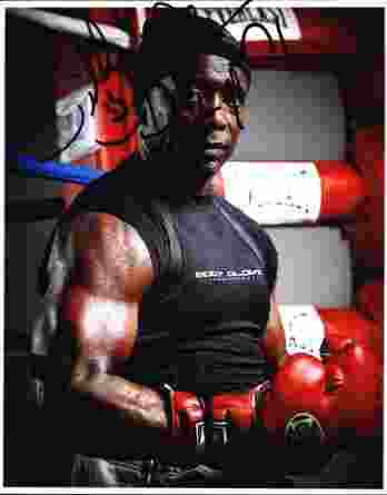 Boxer Billy Blanks signed 8x10 photo