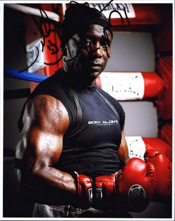 Boxer Billy Blanks signed 8x10 photo