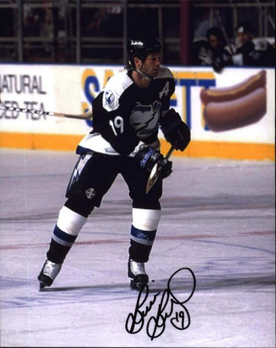 NHL Brian Bradley signed 8x10 photo