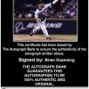 Certificate of Authenticity from The Autograph Bank