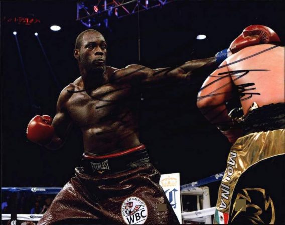 Boxer Deontay Wilder signed 8x10 photo