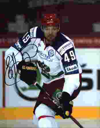 NHL Evgeny Artyukhin signed 8x10 photo