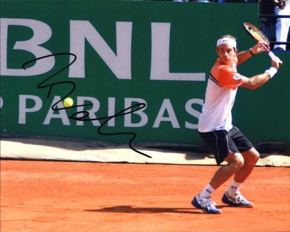 Tennis player Filippo Volandri signed 8x10 photo