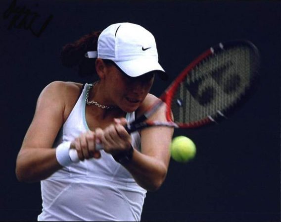 Tennis player Jessica Kirkland signed 8x10 photo