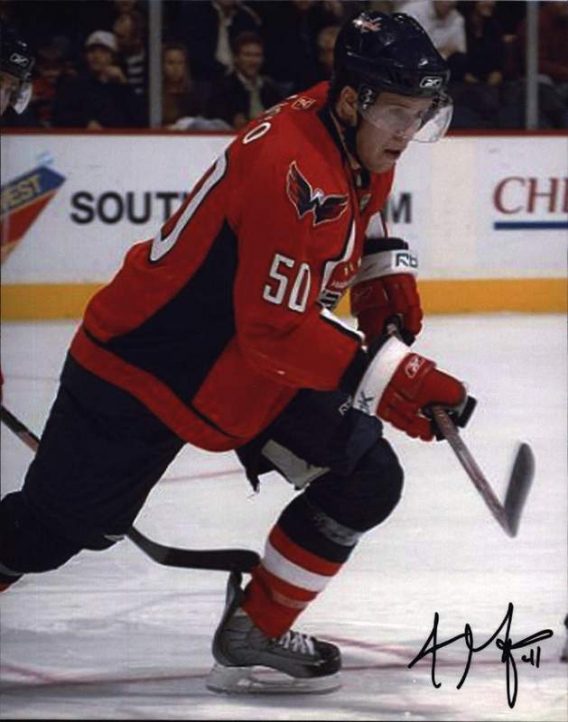 NHL Joe Motzko signed 8x10 photo