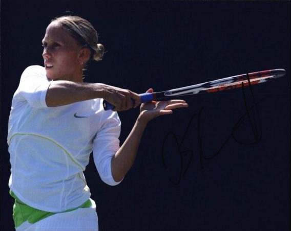Tennis player Julia Schruff signed 8x10 photo