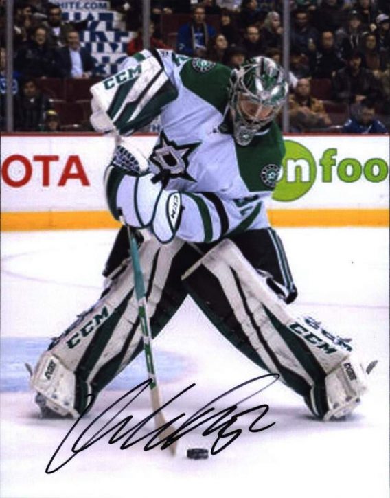 NHL Kari Lehtonen signed 8x10 photo