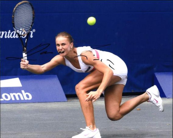 Tennis player Karolina Sprem signed 8x10 photo
