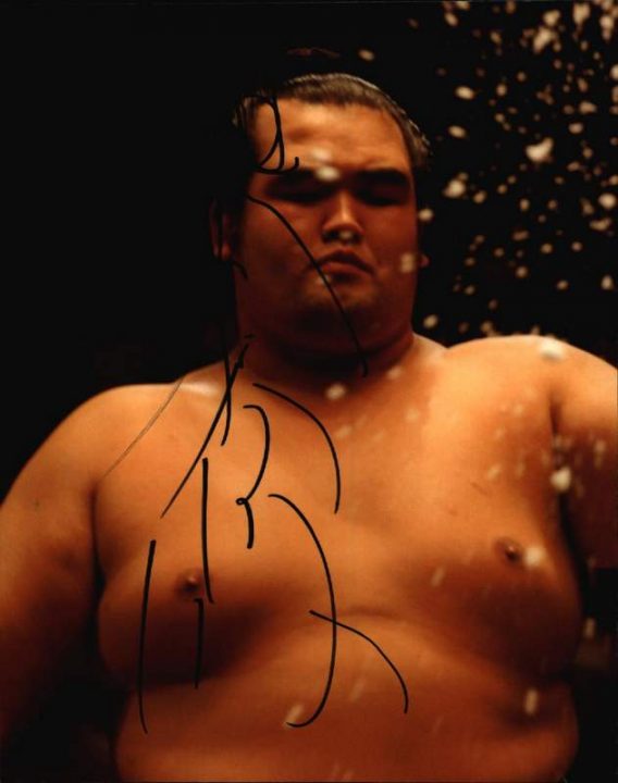 Sumo wrestler Kotoshogiku Jp signed 8x10 photo