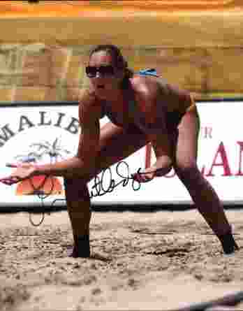 Volleyball player Lisa Rutledge signed 8x10 photo