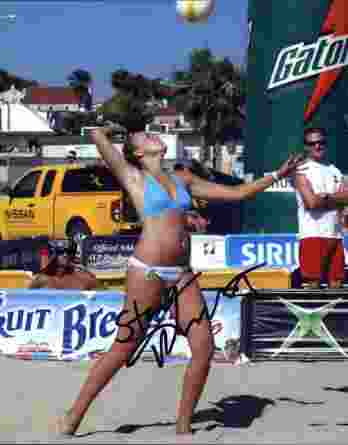 Volleyball player Stacy Rouwenhorst signed 8x10 photo