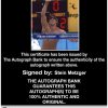 Volleyball player Stein Metzger Certificate of Authenticity from The Autograph Bank