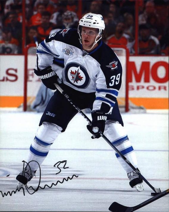 NHL Tobias Enstrom signed 8x10 photo