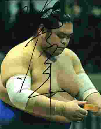Sumo wrestler Tochinonada Taiichi signed 8x10 photo