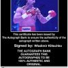 Boxer Wladimir Klitschko Certificate of Authenticity from The Autograph Bank