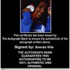 Olympic Water Polo Brenda Villa Certificate of Authenticity from The Autograph Bank