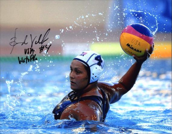 Olympic Water Polo Brenda Villa signed 8x10 photo