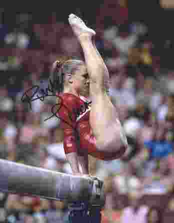 Olympic Gymnastics Bridget Sloan signed 8x10 photo