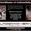 Olympic Gymnastics Bridget Sloan Certificate of Authenticity from The Autograph Bank
