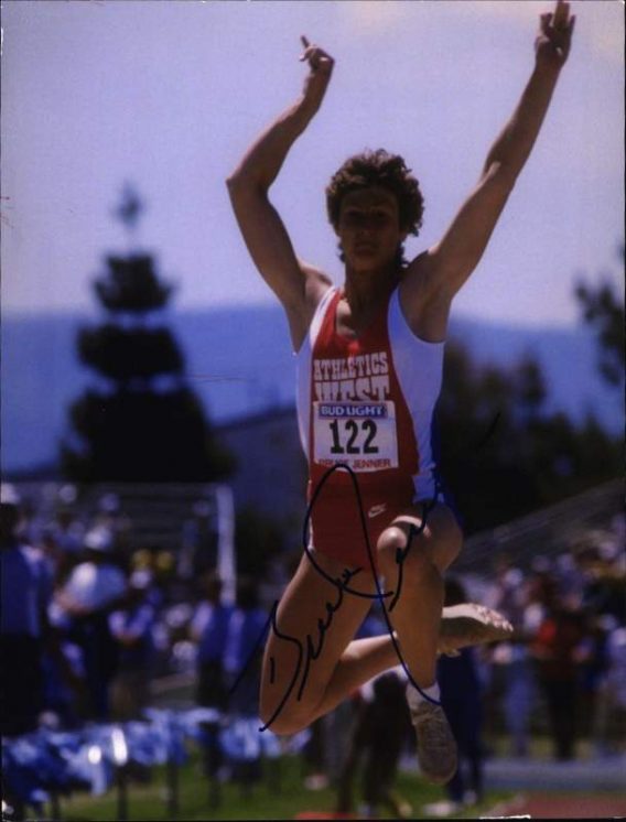 Olympic Track Bruce Jenner signed 8x10 photo