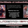 Olympic Track Bryan Clay Certificate of Authenticity from The Autograph Bank