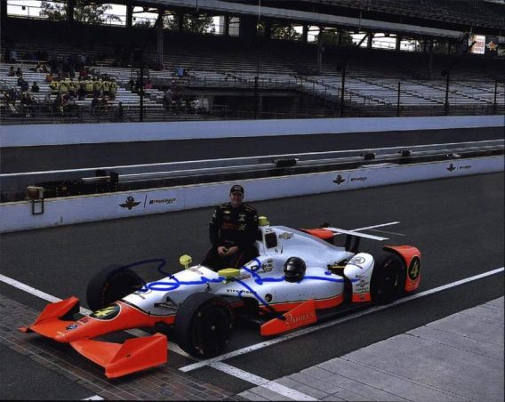 IndyCar series racing Buddy Lazier signed 8x10 photo