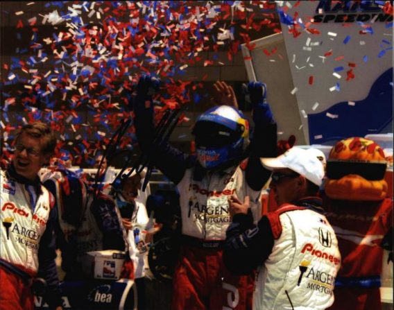 IndyCar series racing Buddy Rice signed 8x10 photo