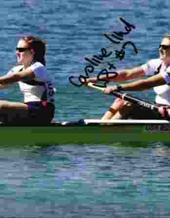 Olympic Rowing Caroline Lind signed 8x10 photo